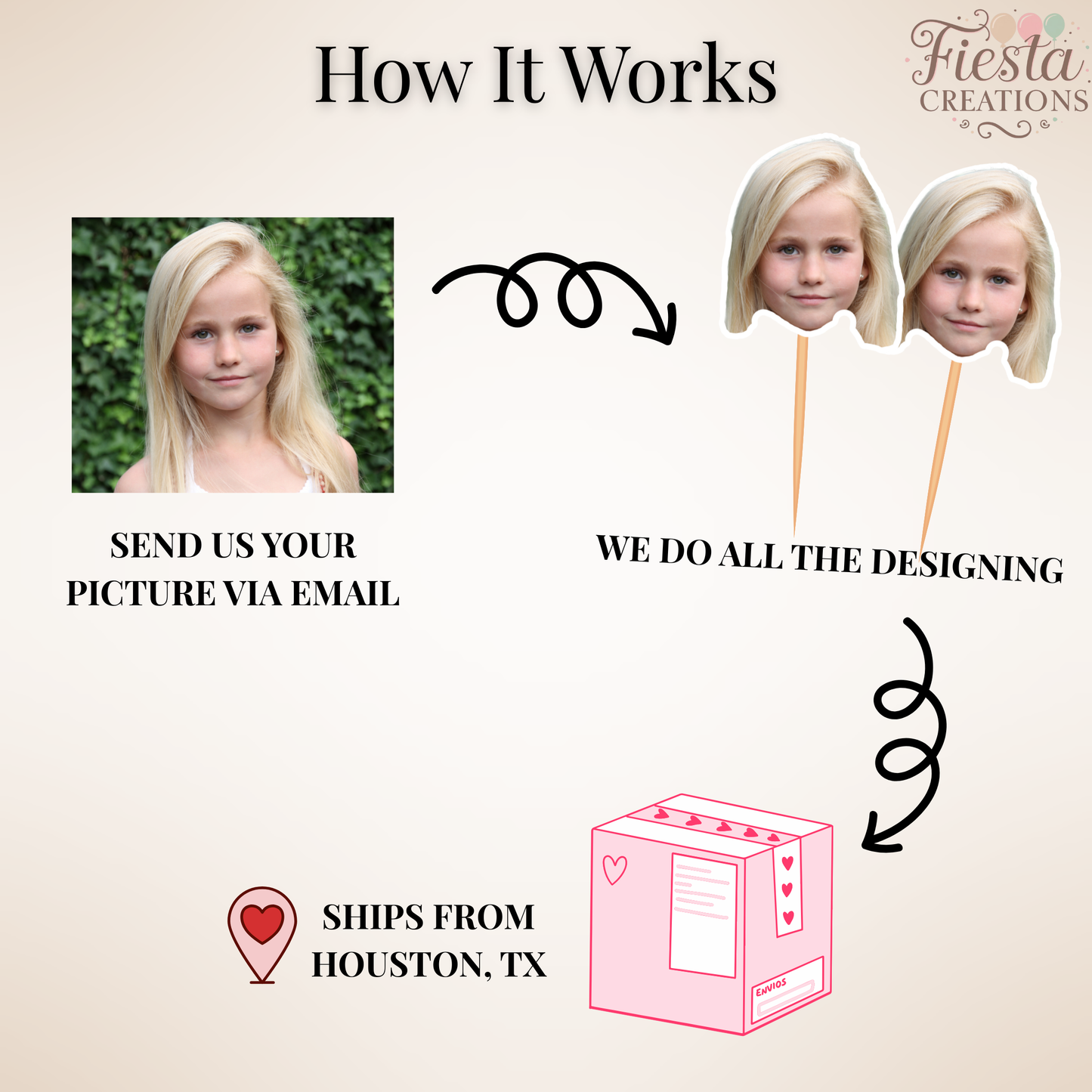 H-Town Baseball Cupcake Toppers