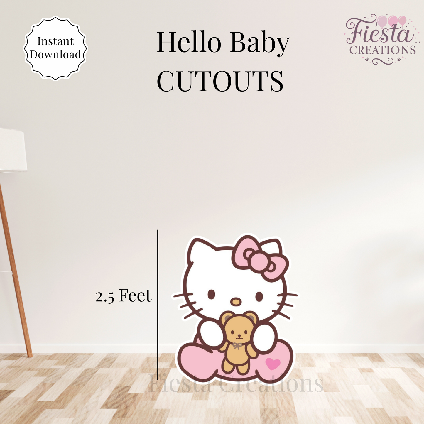 Hello Baby Cutouts
