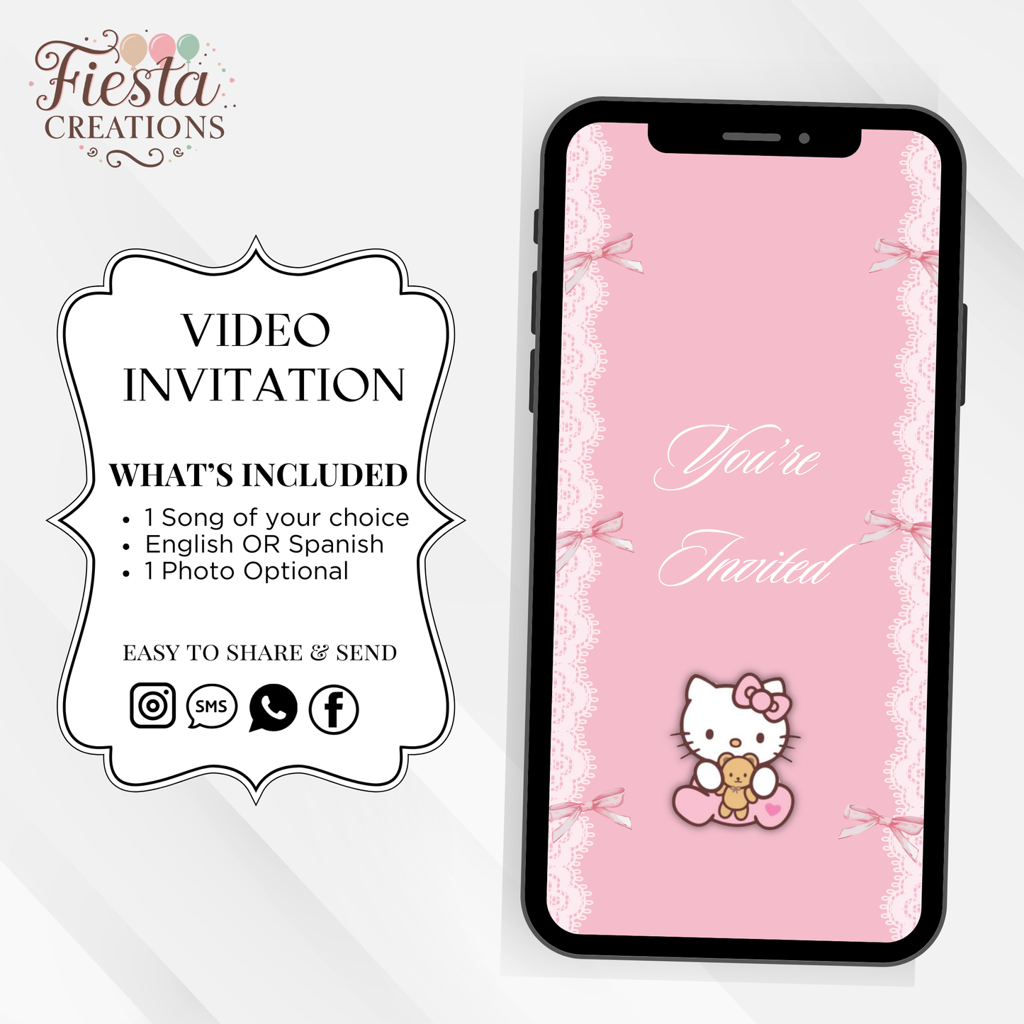 Coquette HK Baby Shower Video Invitation