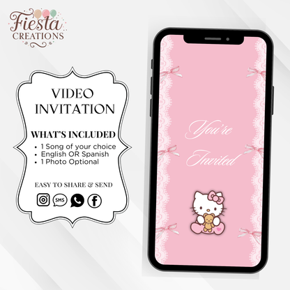 Coquette HK Baby Shower Video Invitation