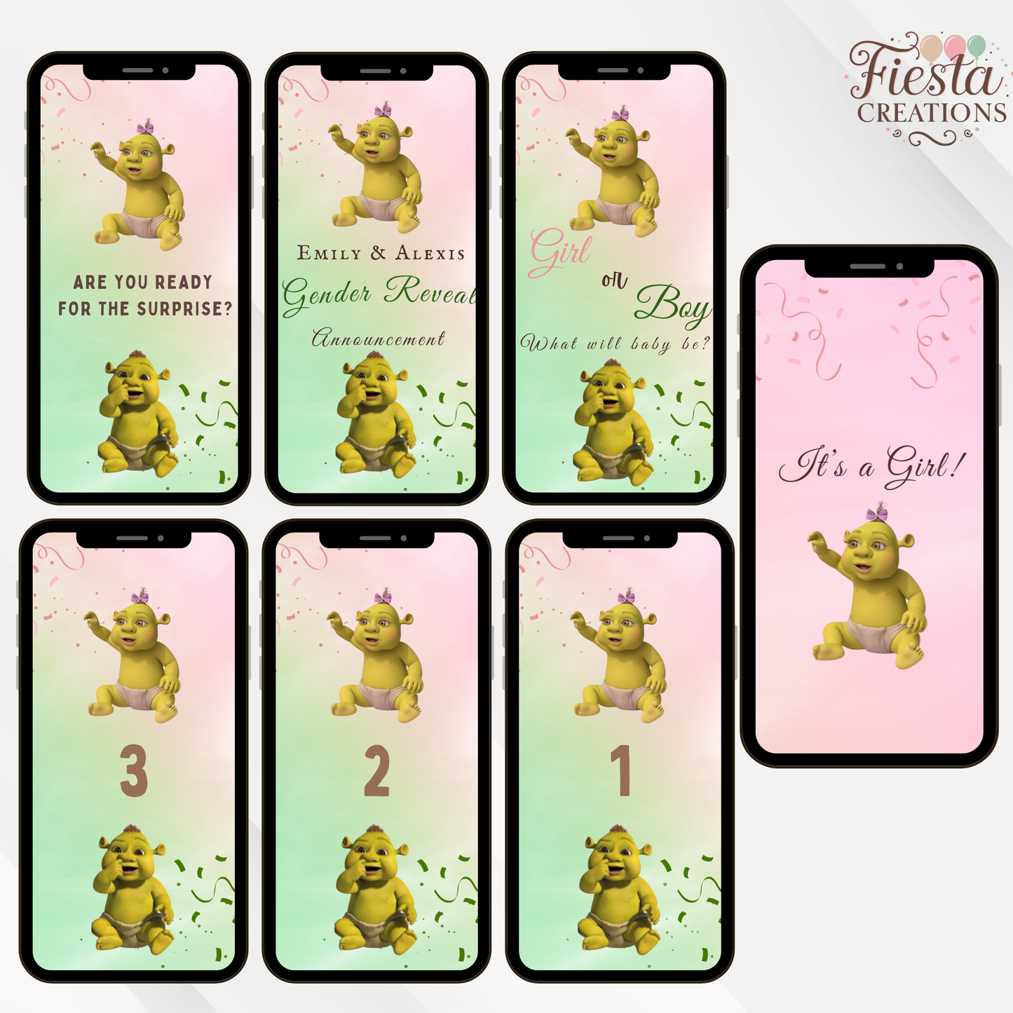 Baby Ogre Gender Reveal Announcement Video