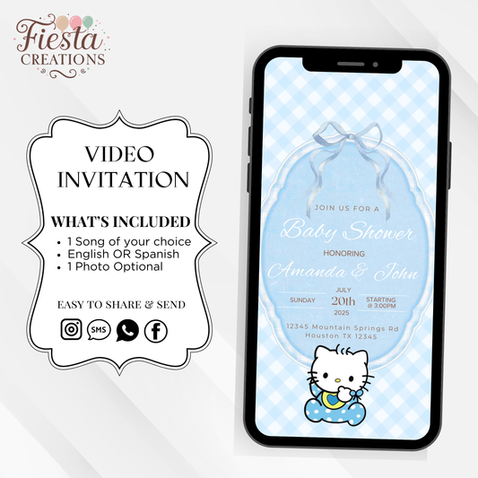 Daniel Baby Shower Video Invitation