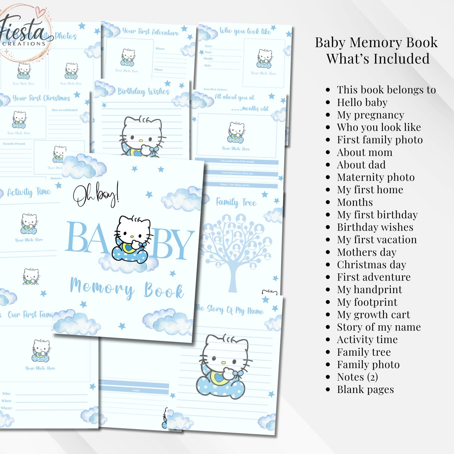 Daniel Baby Shower Mega Bundle | Editable Templates