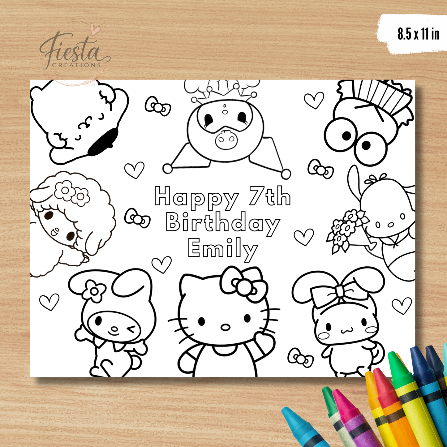 HK Pool Party Birthday Fiesta Bundle Templates
