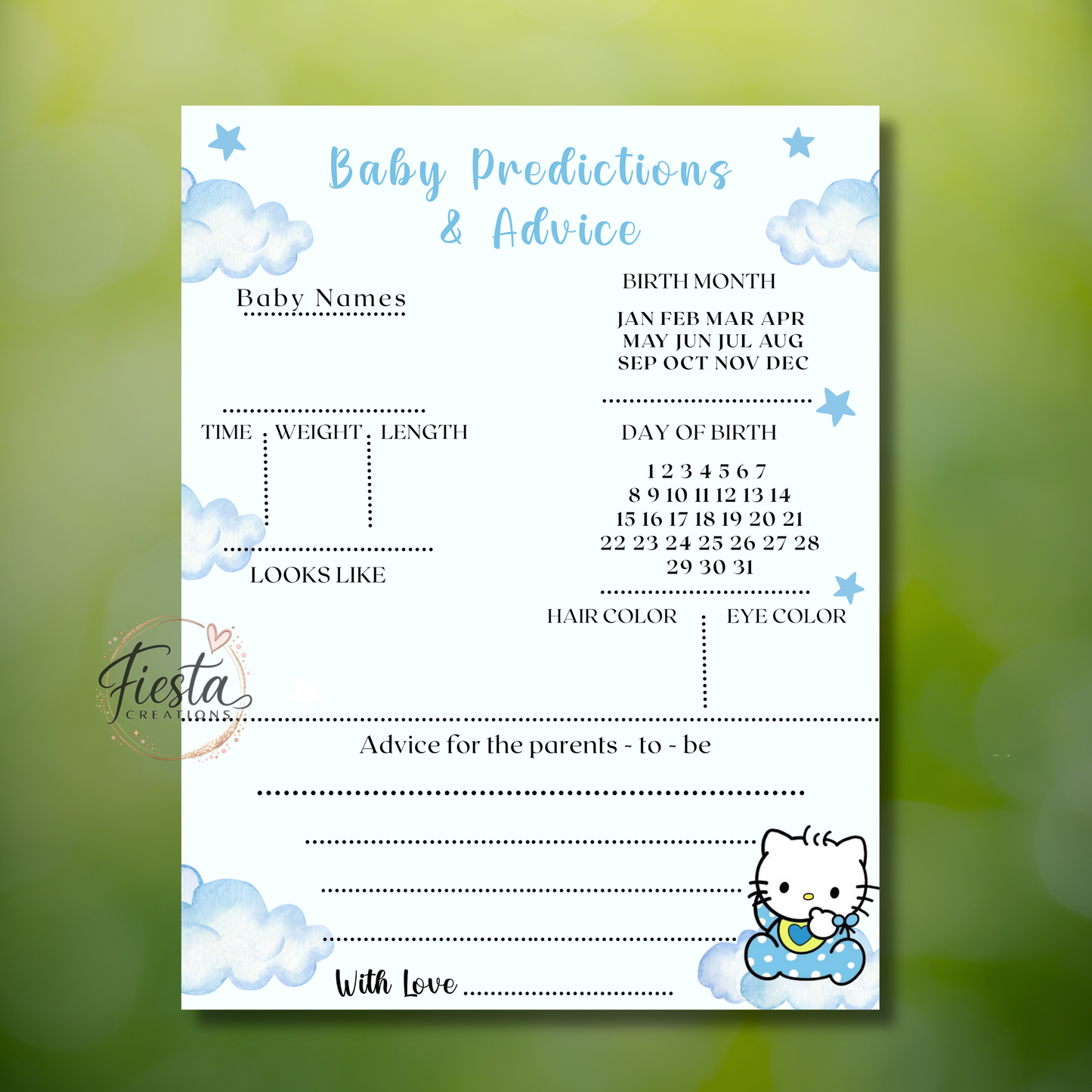 Daniel Baby Shower Mega Bundle | Editable Templates