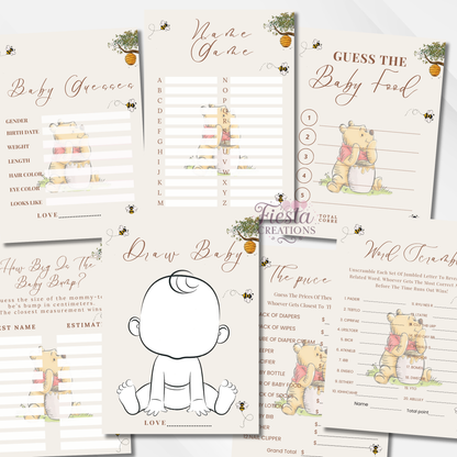 Winnie Baby Shower Ultimate Bundle