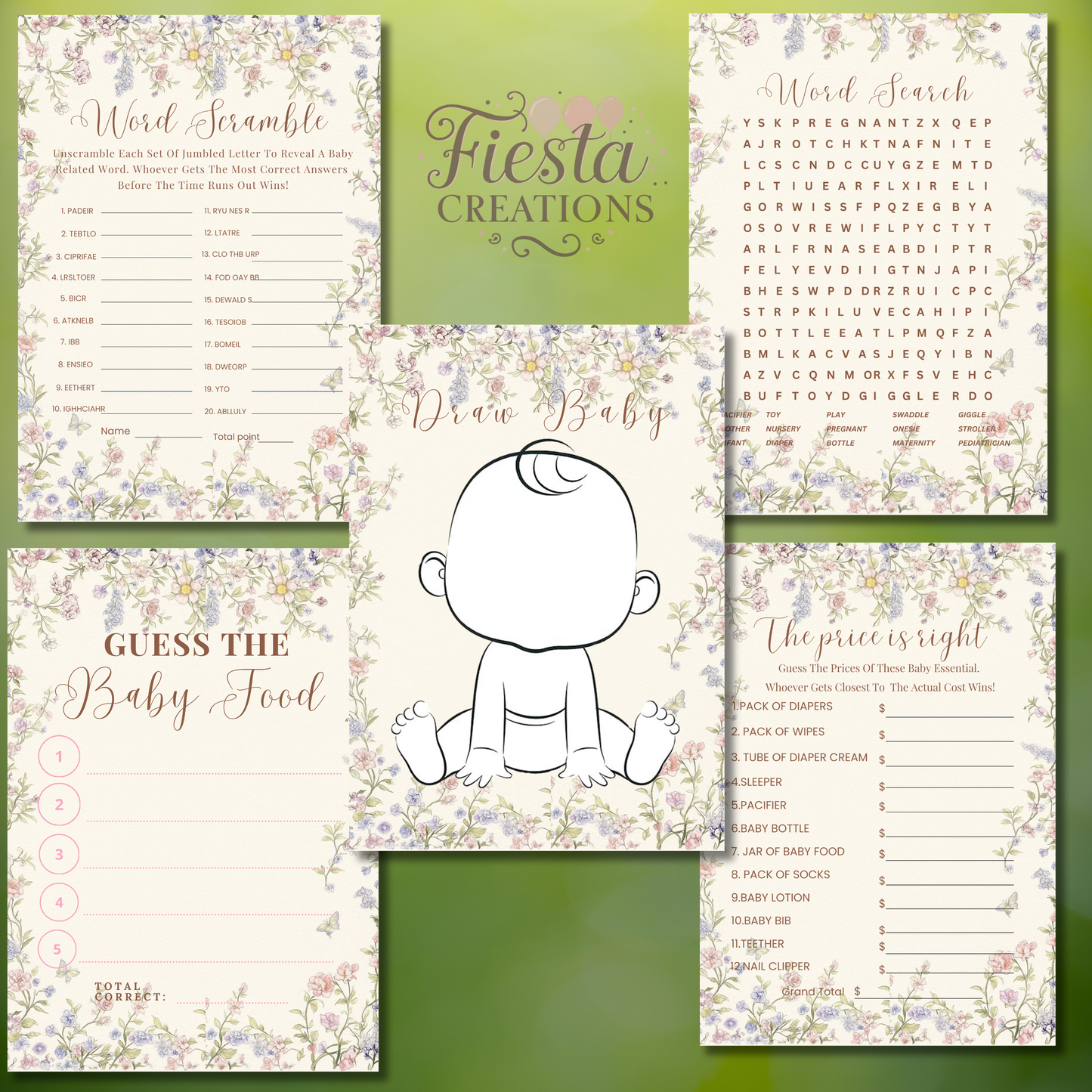 Pink Winnie Baby Shower Ultimate Bundle