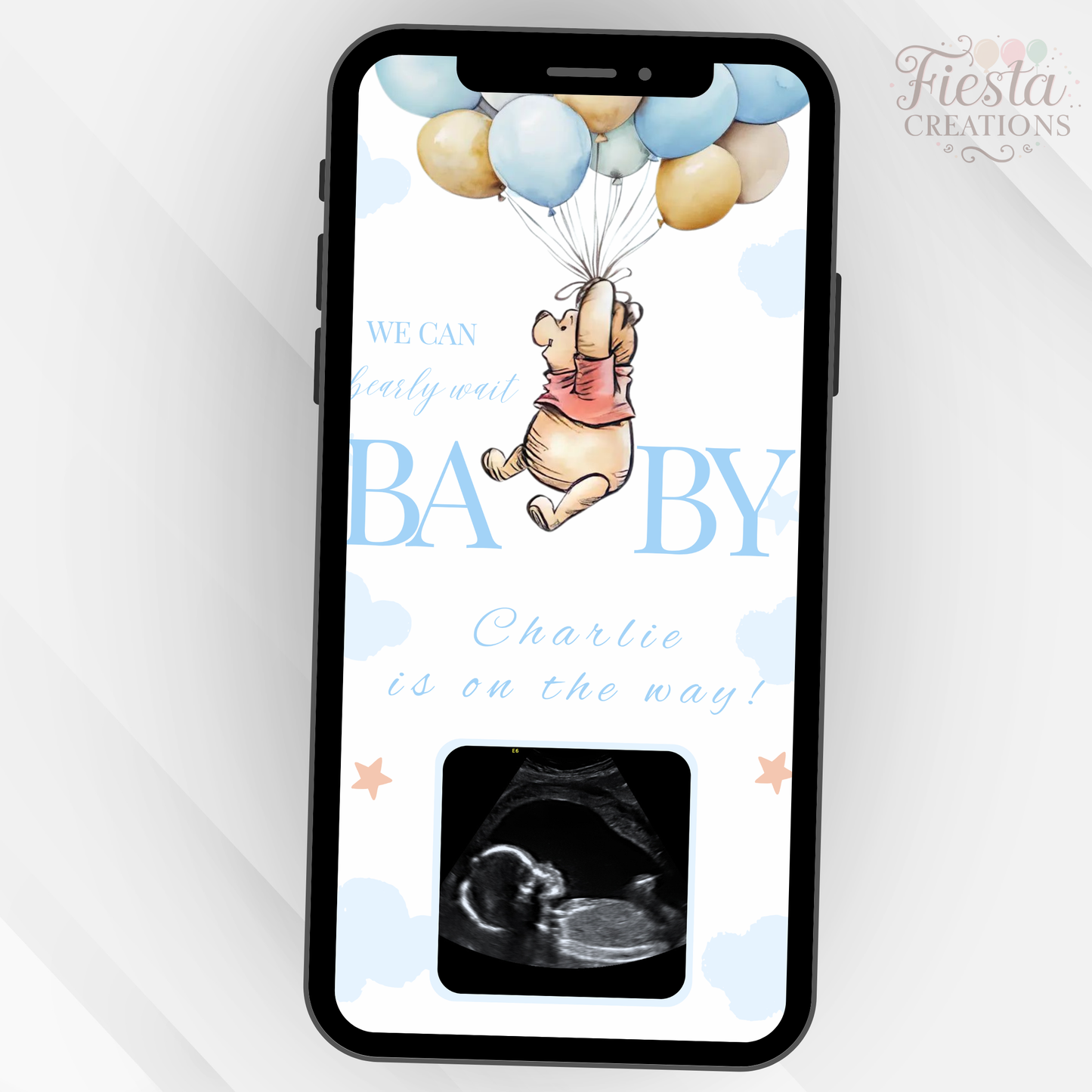 We Can Bearly Wait Winnie Baby Shower Video Invitation