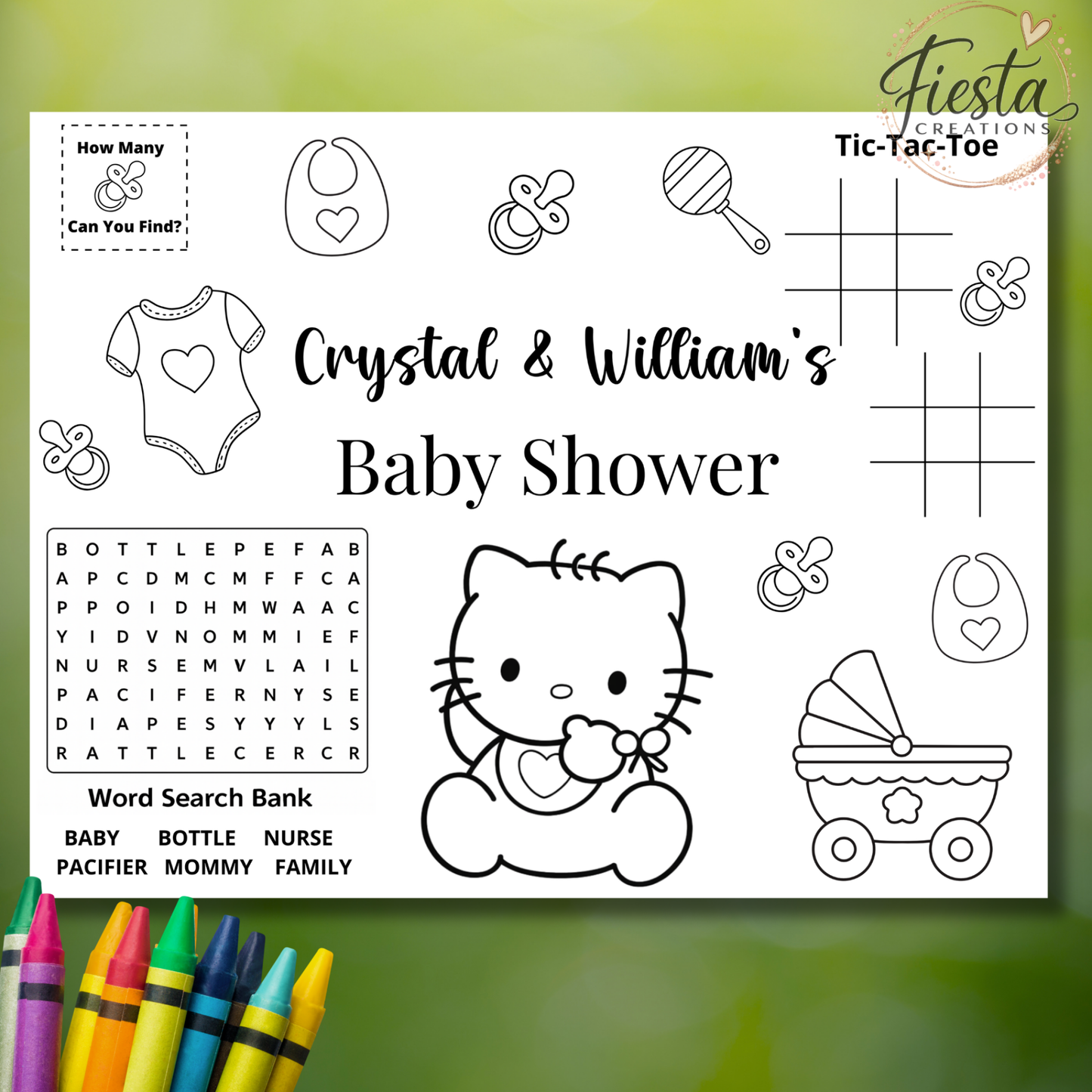 Daniel Baby Shower Mega Bundle | Editable Templates