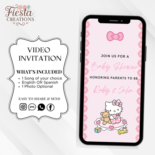 Hello Baby Video Invitation
