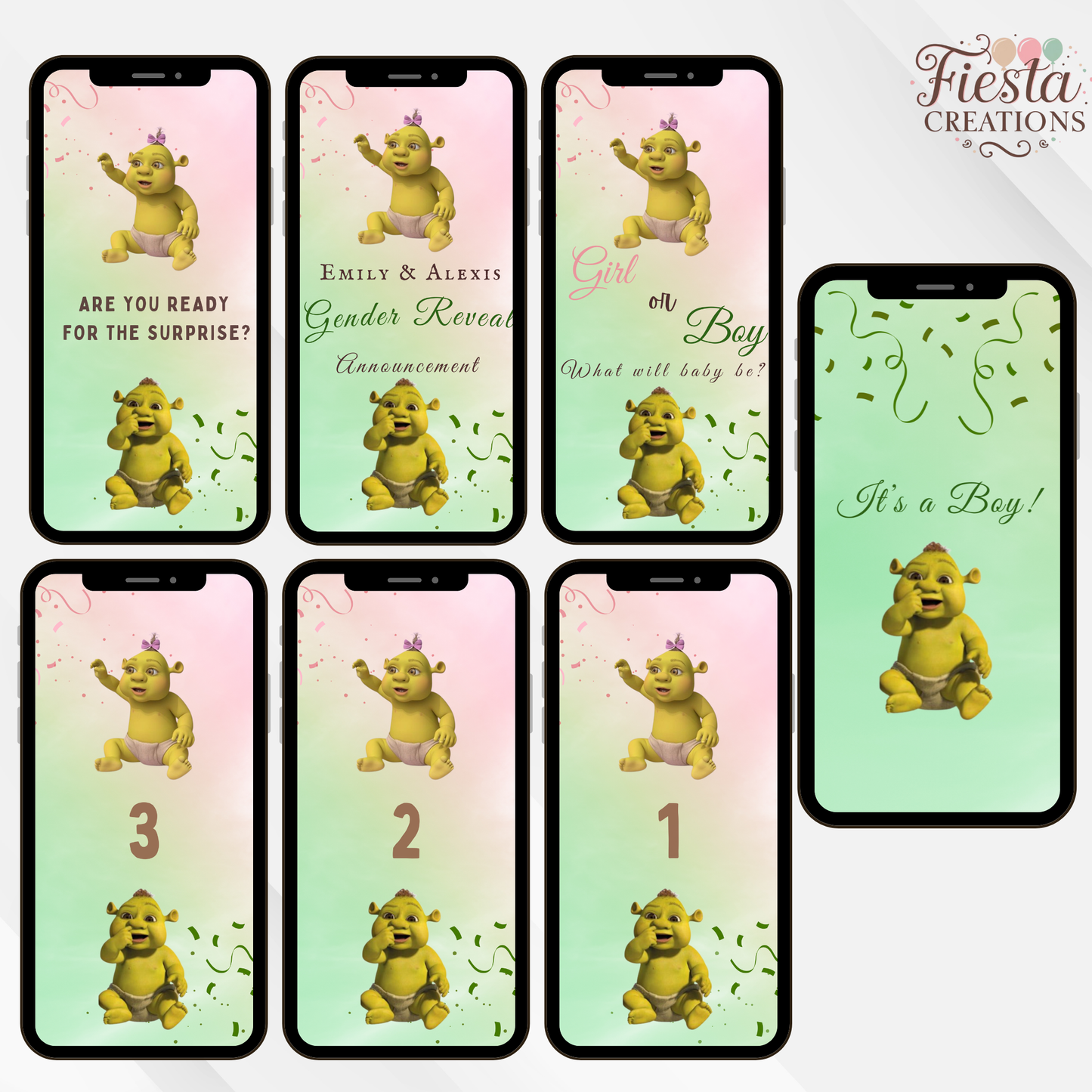 Baby Ogre Gender Reveal Announcement Video