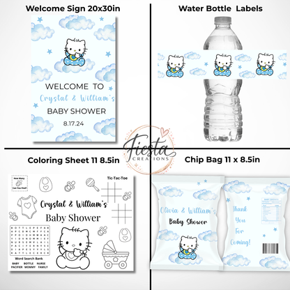 Daniel Baby Shower Mega Bundle | Editable Templates