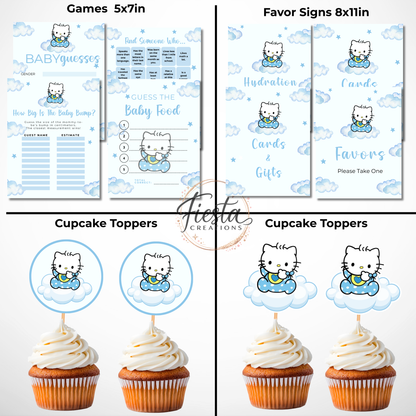 Daniel Baby Shower Mega Bundle | Editable Templates