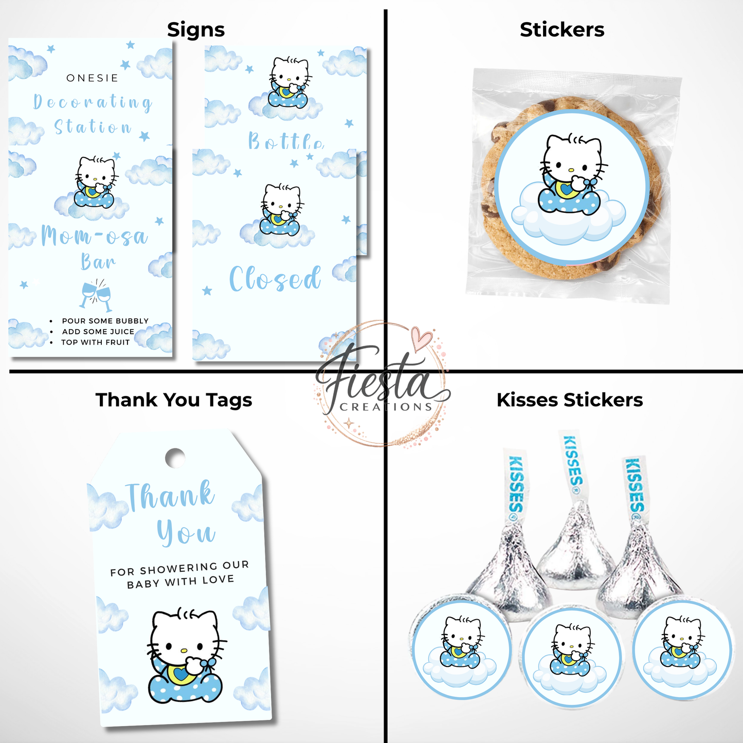 Daniel Baby Shower Mega Bundle | Editable Templates
