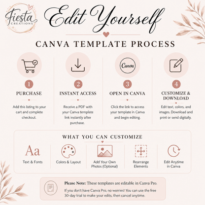Hello Baby #4 | 5x7 Editable Template | Instant Download
