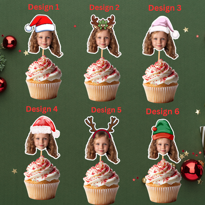 Christmas Cupcake Toppers