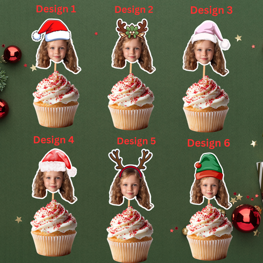 Christmas Cupcake Toppers