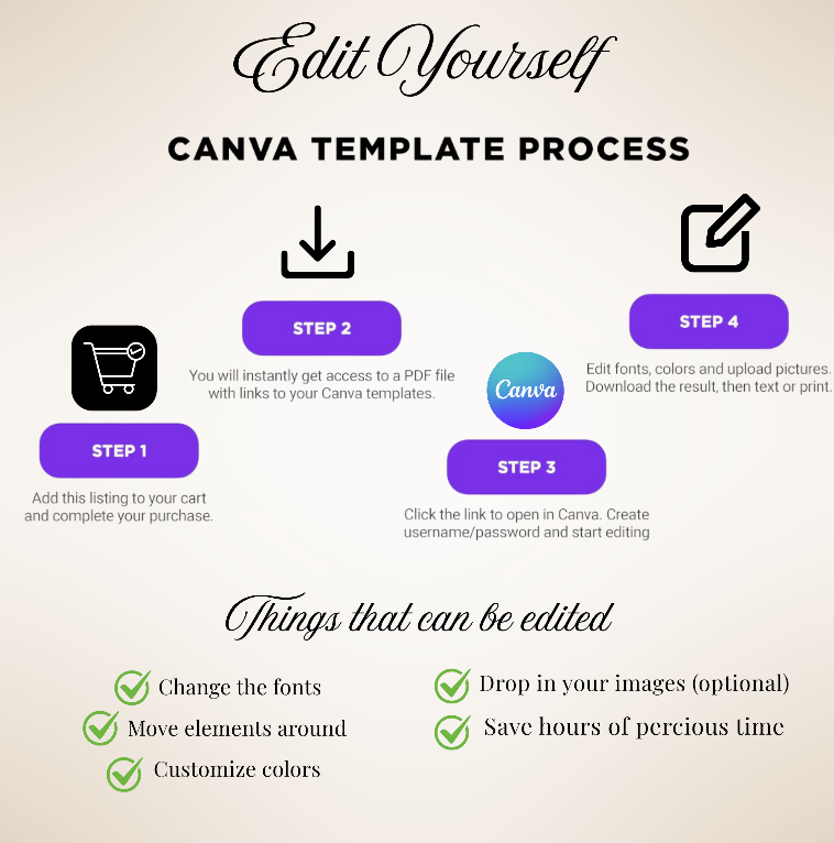 Hello Baby #3 | 5x7 Editable Template | Instant Download