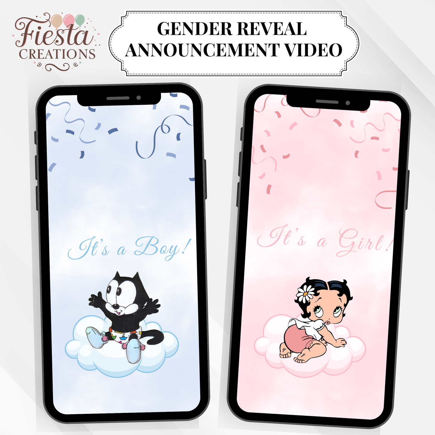 Betty or Felix Gender Reveal Announcement Video