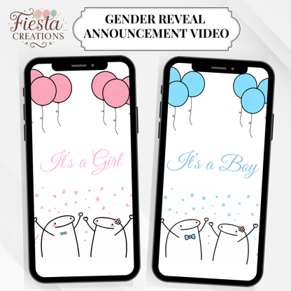 Meme Gender Reveal Announcement Video