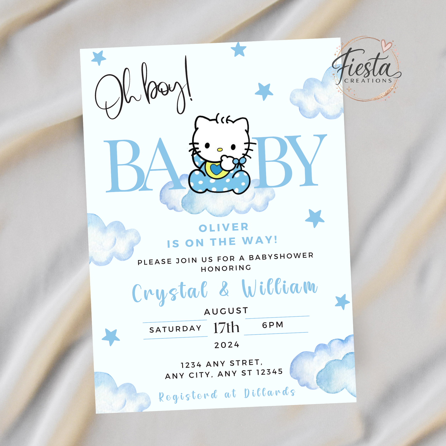 Daniel Baby Shower DIY Celebration Bundle