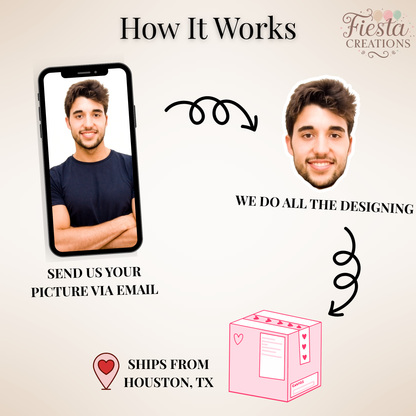 Custom Face Cupcake Toppers