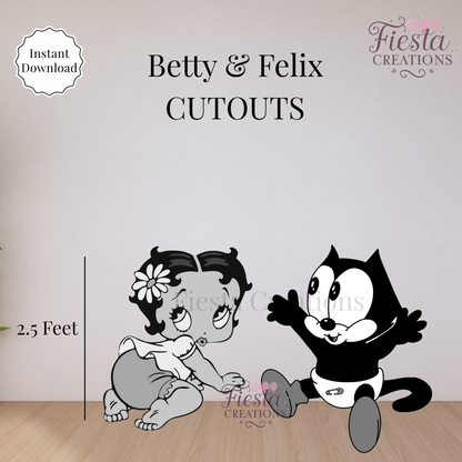 Betty & Felix Printable Cutout