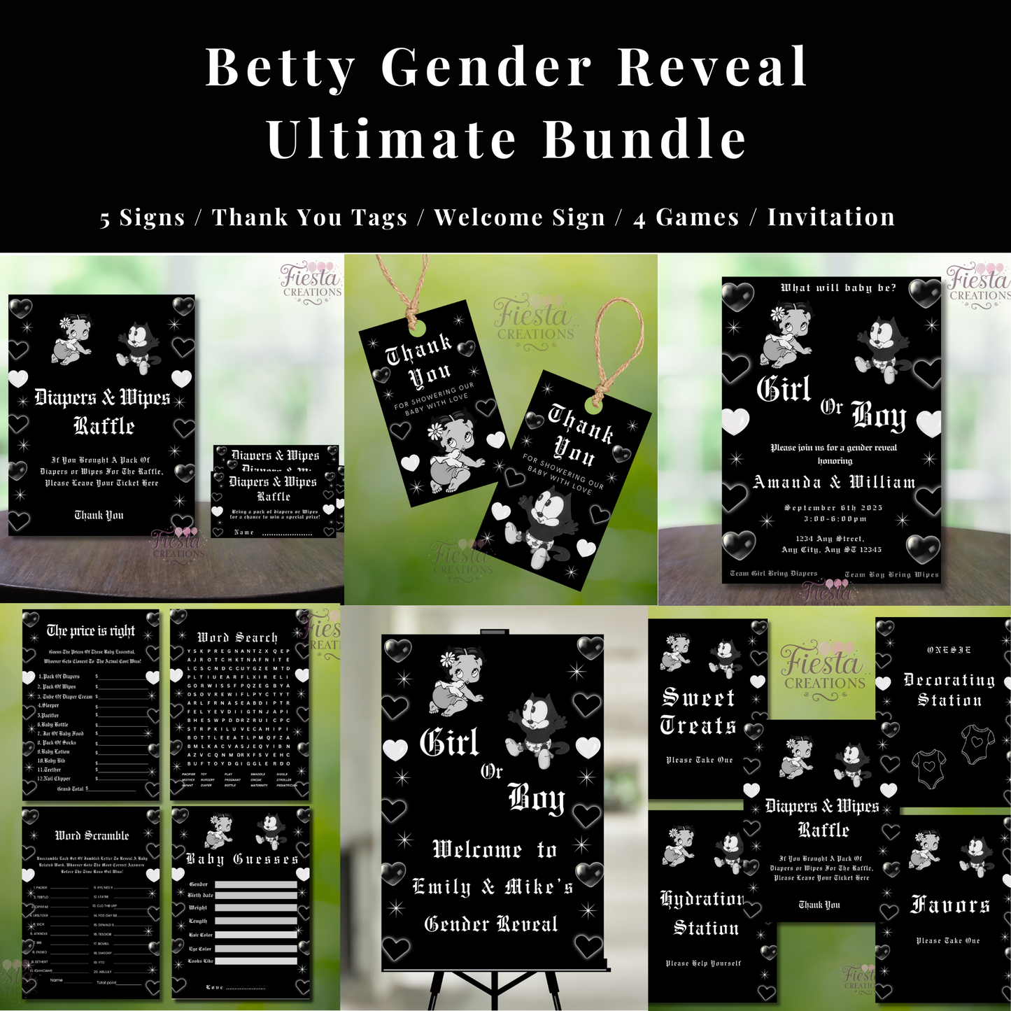 Betty Gender Reveal Ultimate Bundle