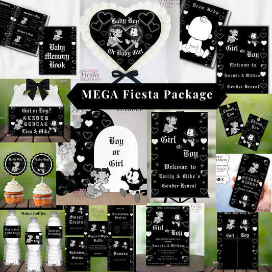 Mega Fiesta Package Betty Gender Reveal