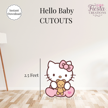 Hello Baby Cutouts