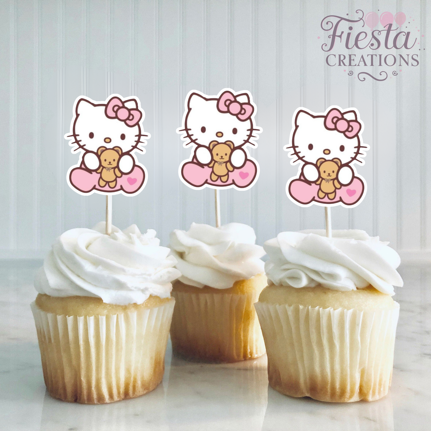 Hello Baby Baby Shower Cupcake Toppers