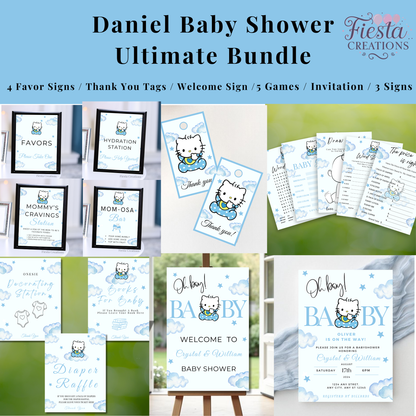 Daniel Baby Shower Ultimate Bundle