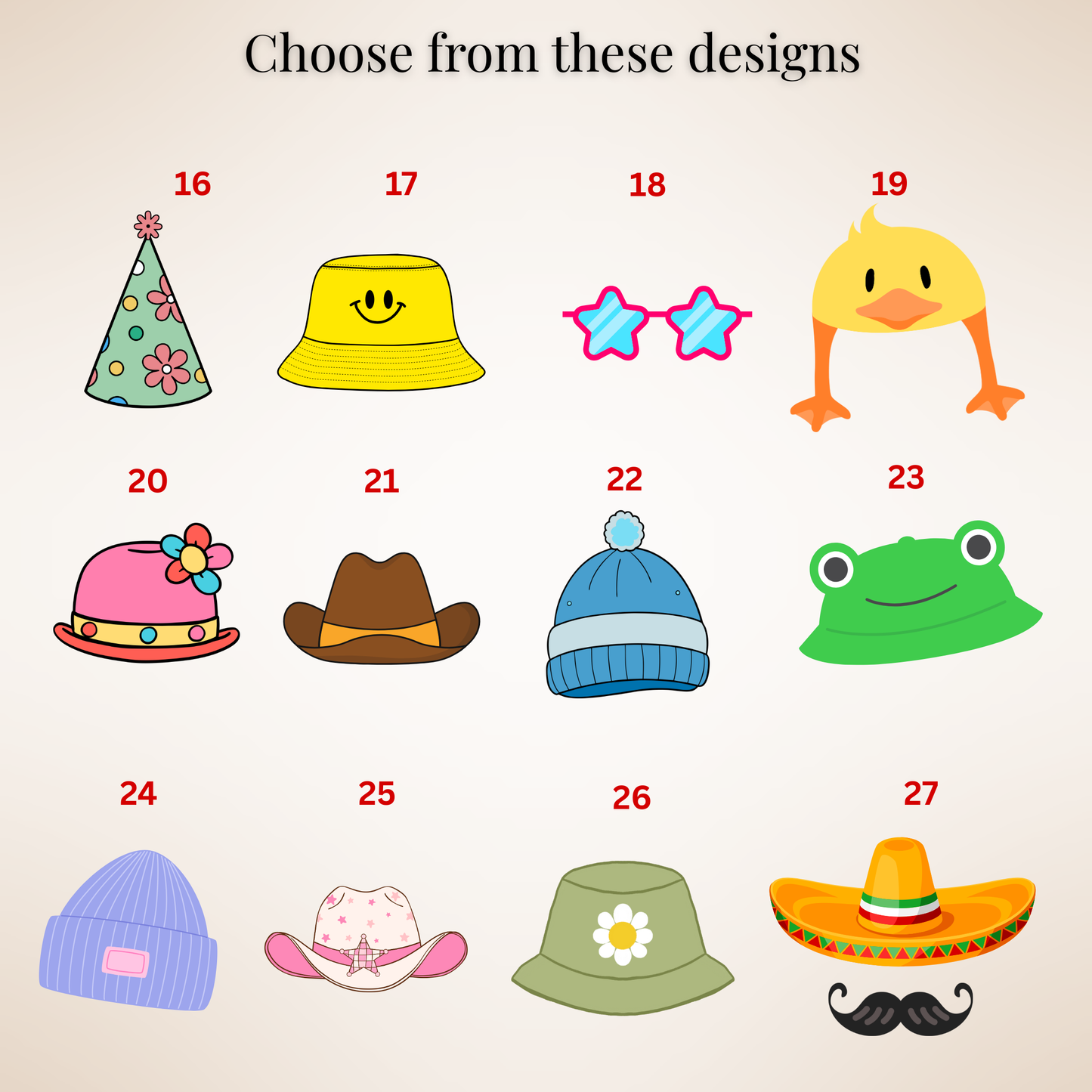 Custom Face Cupcake Toppers