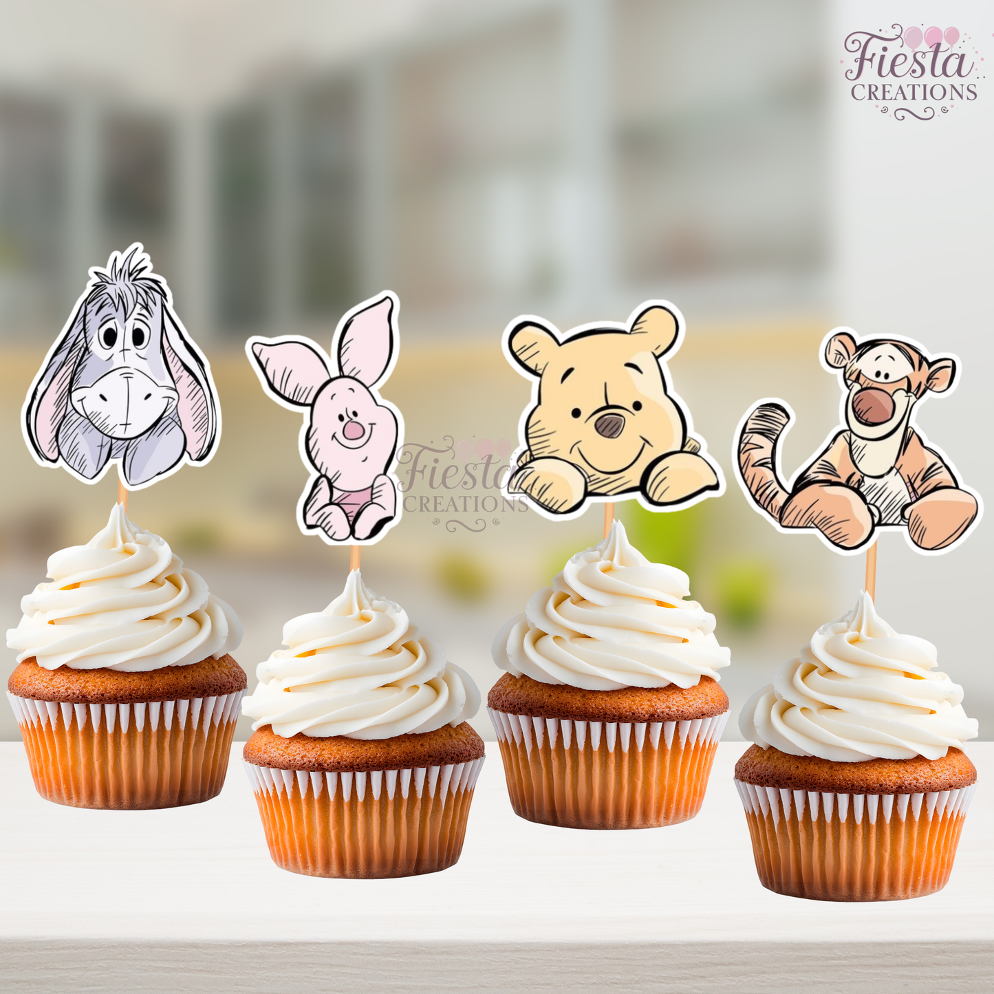Winnie Classic #1 Cupcake Toppers