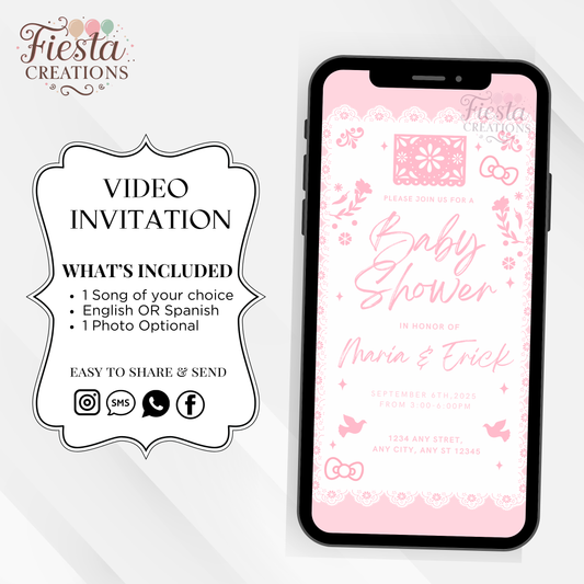 HK #1 Baby Shower Video Invitation