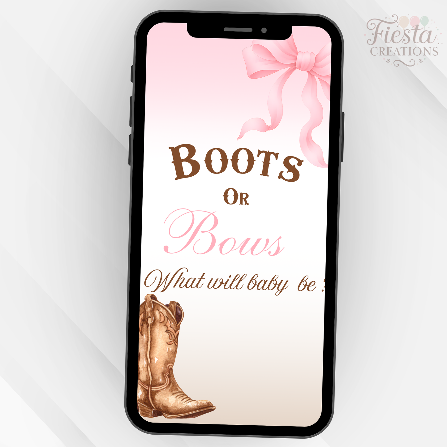 Boots or Bows Video Invitation