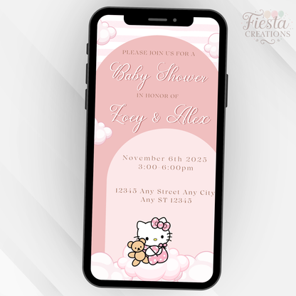HK Cloud Baby Shower Video Invitation