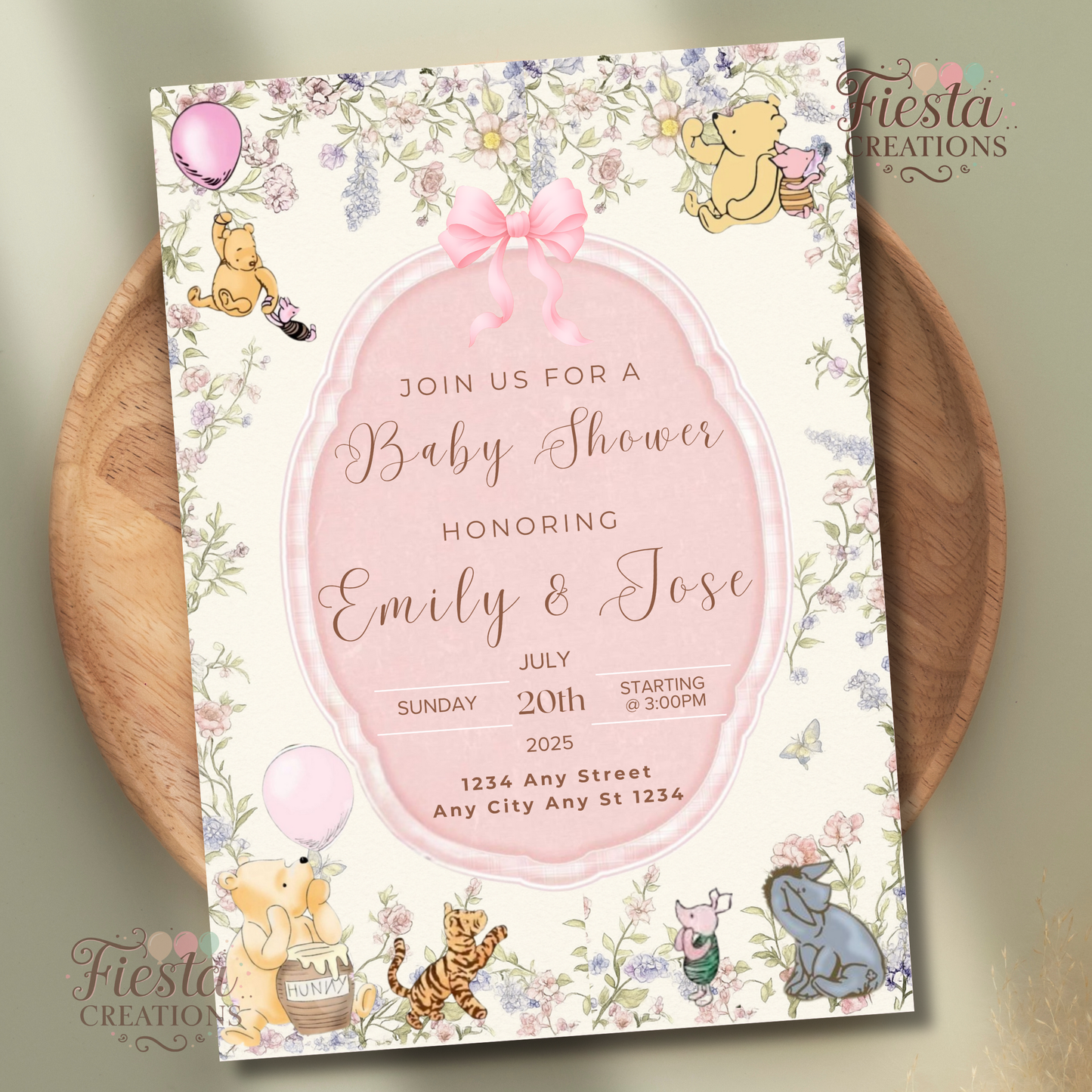 Pink Winnie Baby Shower Ultimate Bundle