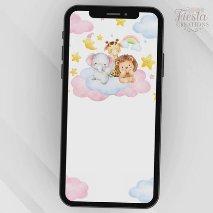 Twinkle Little Star Gender Reveal Video Invitation