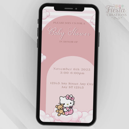 HK Cloud Baby Shower Video Invitation