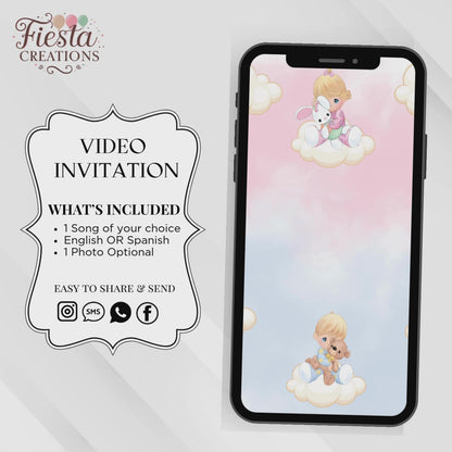 Dolls Gender Reveal Video Invitation