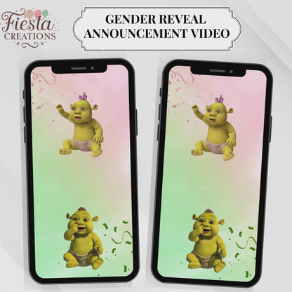 Baby Ogre Gender Reveal Announcement Video