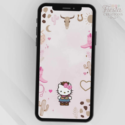 HK Cowgirl Birthday Invitation