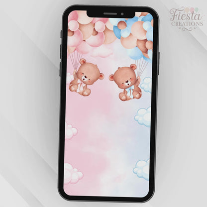 Bears Gender Reveal Video Invitation