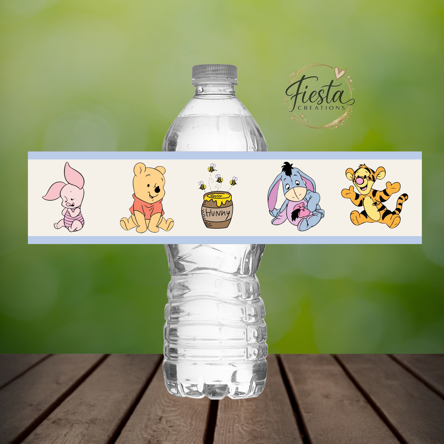 Blue Winnie Baby Shower DIY Celebration Bundle