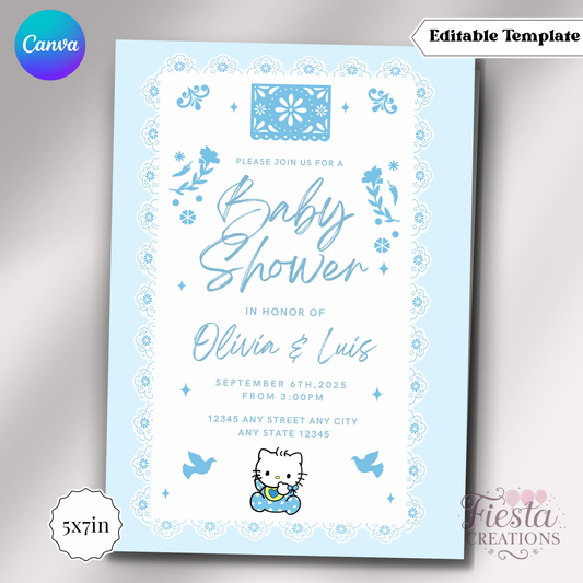 Daniel Cielito Lindo 5x7in Invitation Template