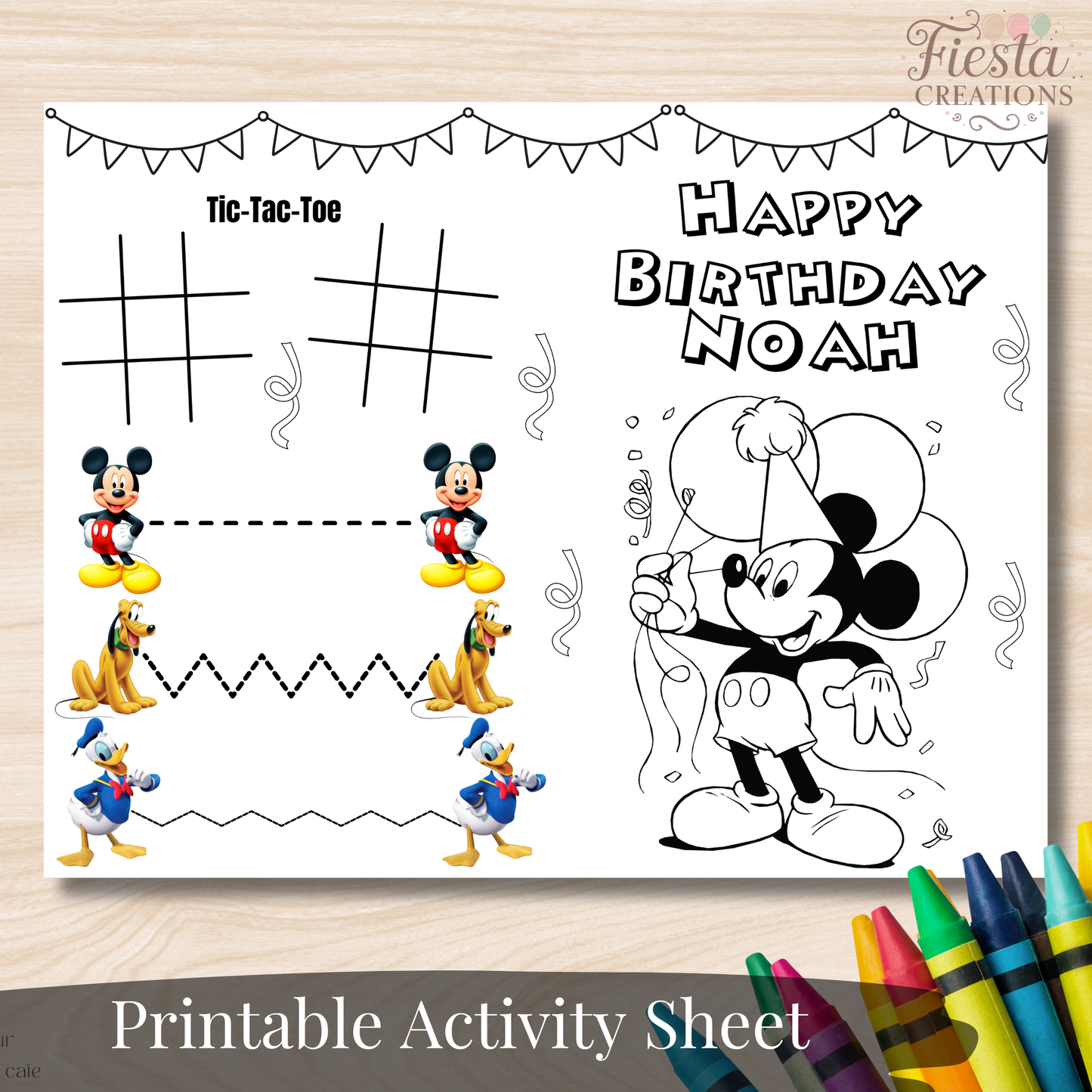 Mouse Activity Sheet